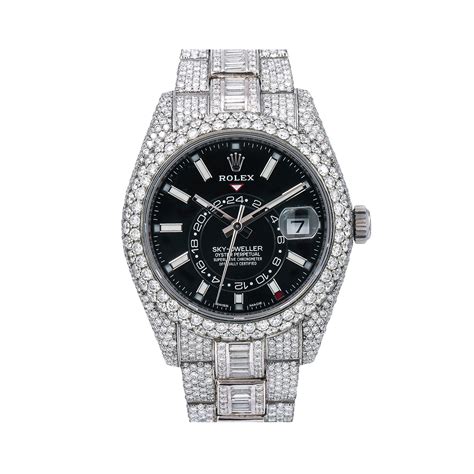 rolex diamond sky dweller|rolex sky dweller for sale.